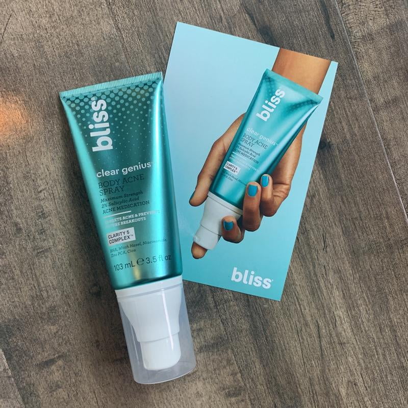 Spray corporal para el acné BLISS Clarity 5 complex