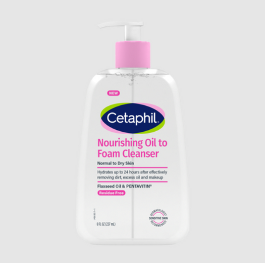 Cetaphil Nourishing Oil to Foam Cleanser