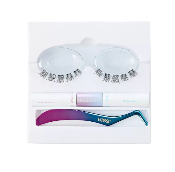 Kit de inicio de pestañas KISS Falscara - Mechones alargadores - 36 unidades